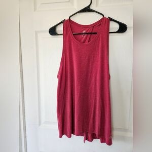GAP Women's Heathered Raspberry Racerback Tank